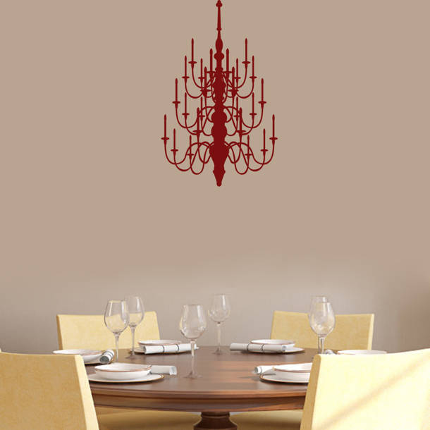 SweetumsWallDecals Chandelier Wall Decal Wayfair